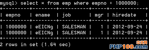 mysql 索引