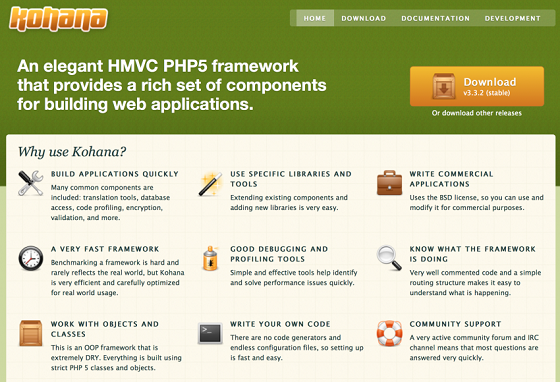 PHP框架 Web开发 PHP开发 Web前端框架