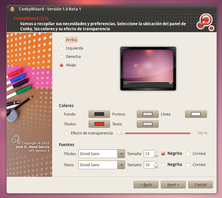Ubuntu下安装 最简单的 Conky 配置工具ConkyWizard