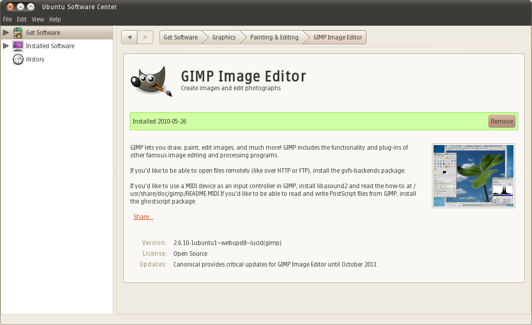 Ubuntu软件中心2.1.5 开始支持插件