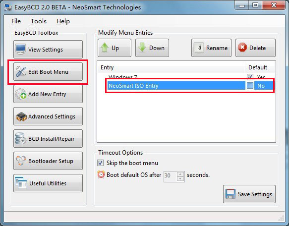 如何使用EasyBCD 2.0引导ISO文件安装系统