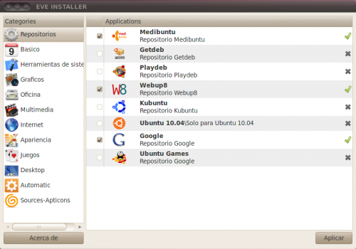 利用 EveInstaller 在 Ubuntu 中安装常用软件和游戏