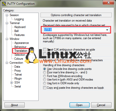 PuTTY登陆Linux发现乱码的解决方法