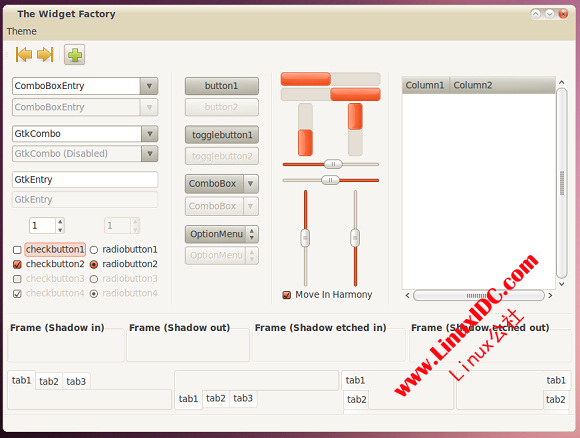 Radiance Gtk+ 样式