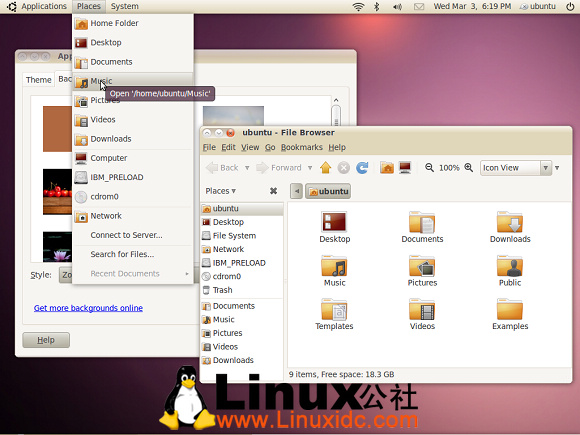 Ubuntu新主题使用效果www.linuxidc.com