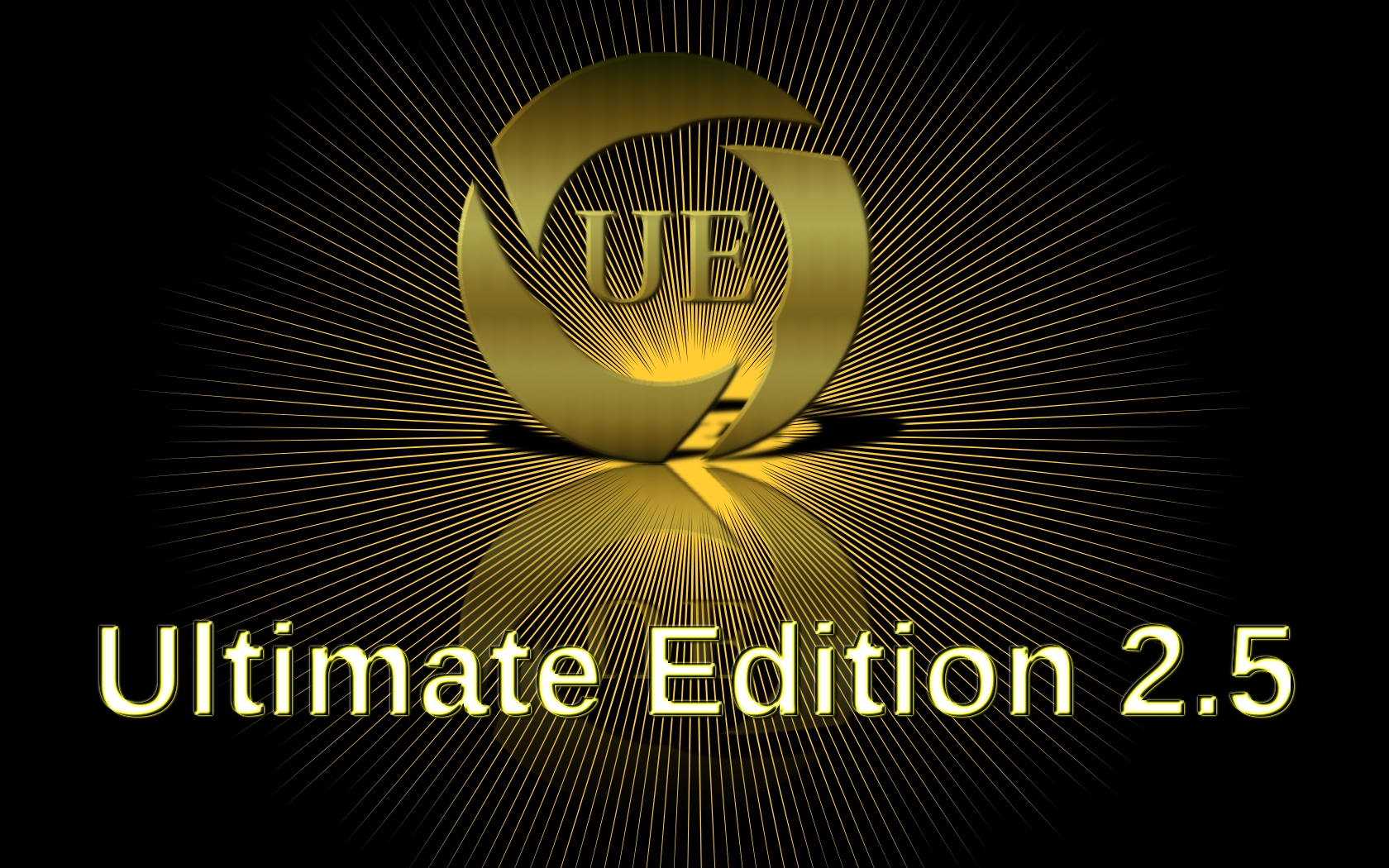 Ubuntu Ultimate Edition2.5桌面截图