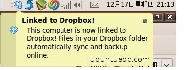 在Ubuntu里安装Dropbox客户端图文详解www.linuxidc.com