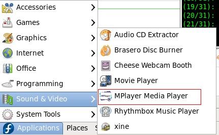 用yum在Fedora 12上安装MPlayer