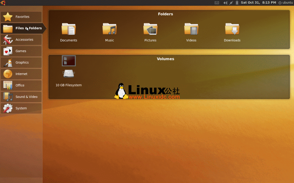 Ubuntu 9.10 上网本操作系统 Remix 9.10 截图