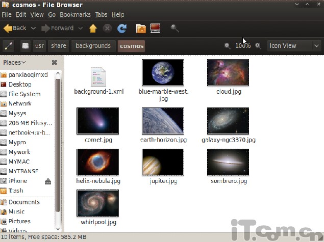 Ubuntu 9.10最新界面解析 与Win7相似www.linuxidc.com