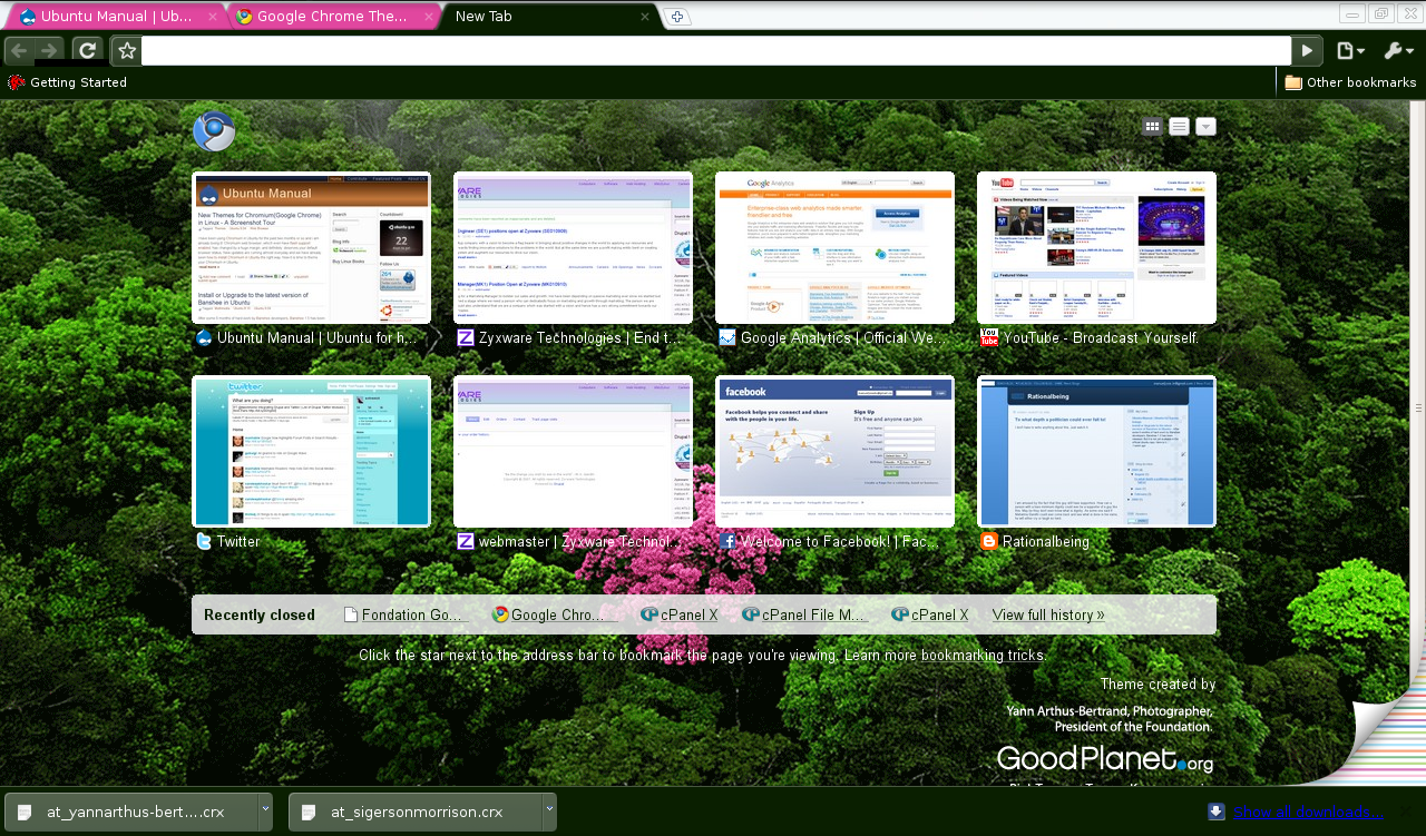 在Linux中Chromium(Google Chrome)的新主题浏览 www.linuxidc.com