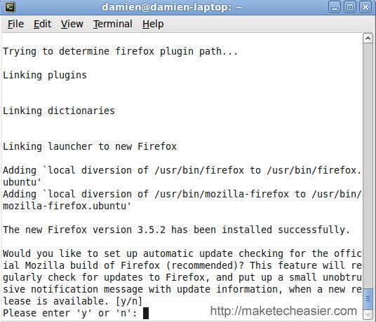 如何在Ubuntu上将FireFox提升至3.5或更高版本-www.linuxidc.com