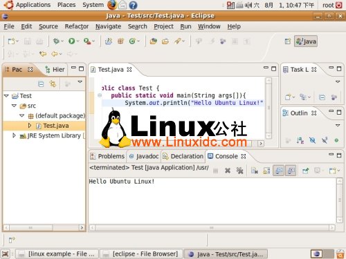Ubuntu 9.04下让Swing和Swt编写的Java桌面程序运行