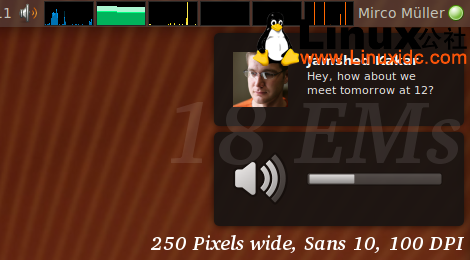 Ubuntu Notification(通知机制)获得大小调整支持