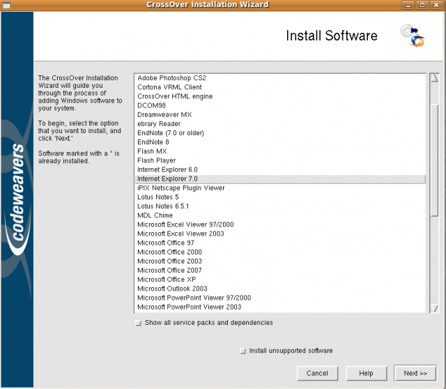 Ubuntu 9.04下安装Wine延伸产品CrossOver[图文]