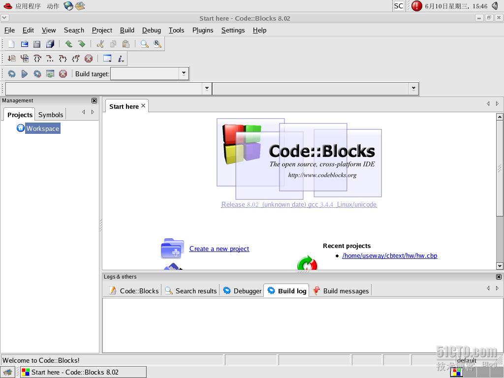 红帽Linux平台下安装Code::Blocks