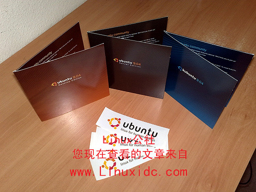 收到Canonical公司寄来的Ubuntu 9.04安装光盘[图文]