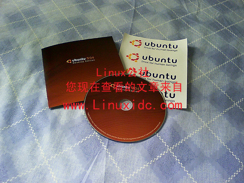 Ubuntu 衣服与 9.04 光盘