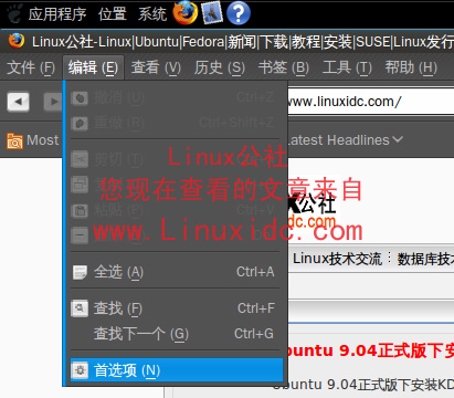 Ubuntu 9.04网页内容发虚的调整方法[图解]