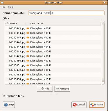 在Ubuntu系统中一次重命名多个文件