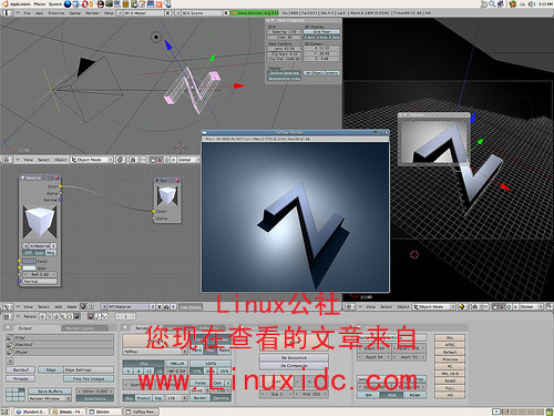 Ubuntu下使用Blender 3D图形专业设计工具 