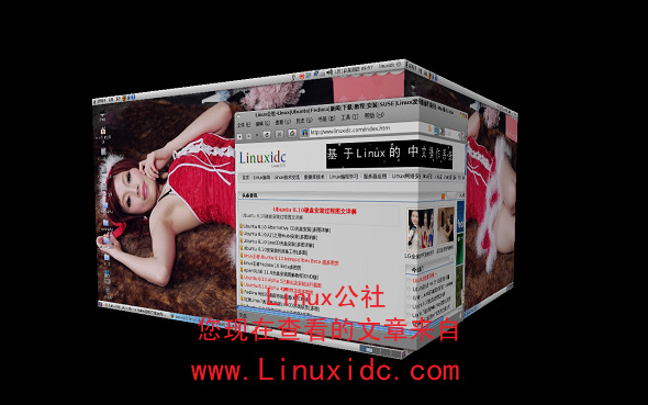 安全方便 Ubuntu使用感受[图文]-Ubuntu 3D桌面截图