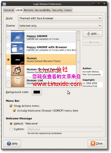 Ubuntu 9.04 开机登陆画面展示[多图]