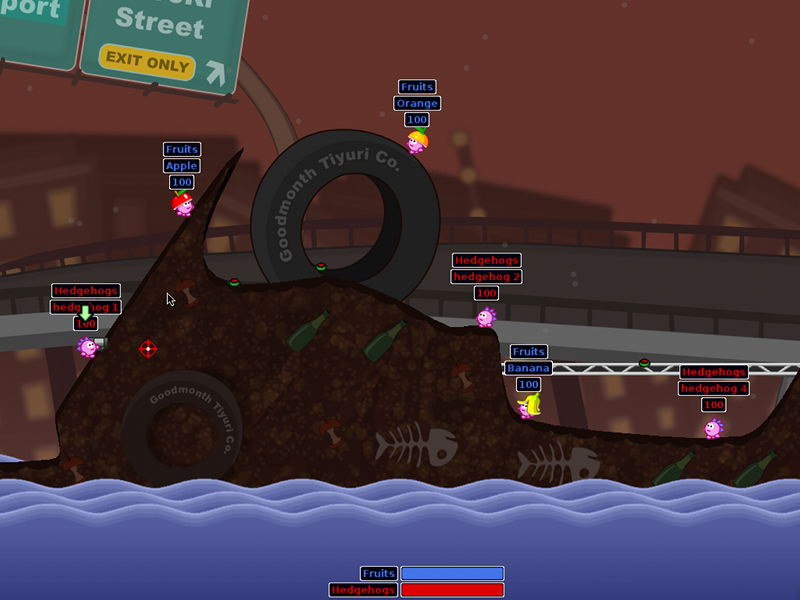 Ubuntu下玩刺猬战争0.9.9──开源的百战天虫