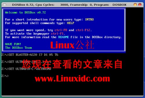 Ubuntu下安装DOSBox运行DOS版的魔兽争霸游戏[图文]