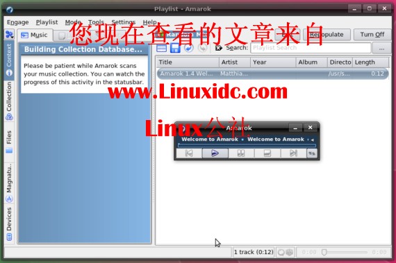Ubuntu 8.10中安装MP3播放器Amarok并显示中文菜单[多图]