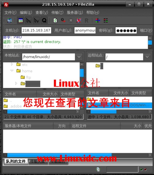 Ubuntu 8.10下安装使用优秀的FTP客户端：Filezilla[多图]