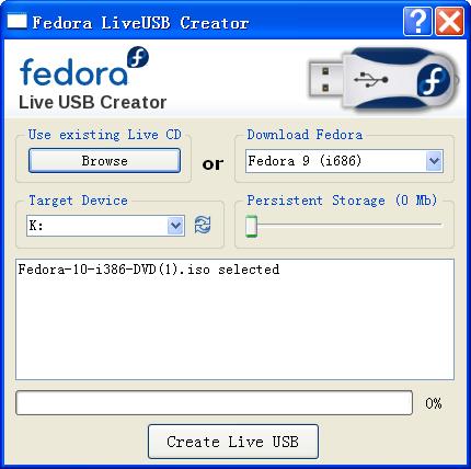 Fedora 10也来个U盘安装版