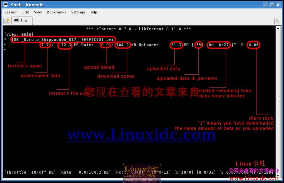 [图文]Ubuntu超快的BT客户端rtorrent设置