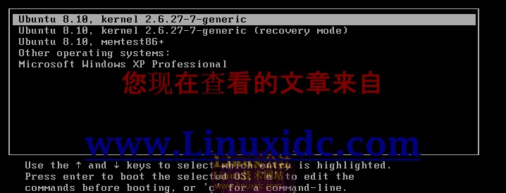 双系统重装Windows XP后修复GRUB找回Ubuntu启动菜单[图文]