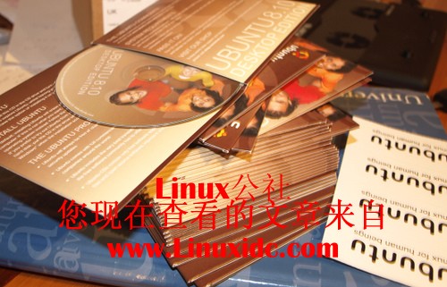 不错的Ubuntu 8.10贴纸与光盘[图文]