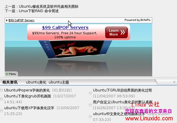 为Ubuntu 8.10的Firefox安装Flash插件[多图详解]