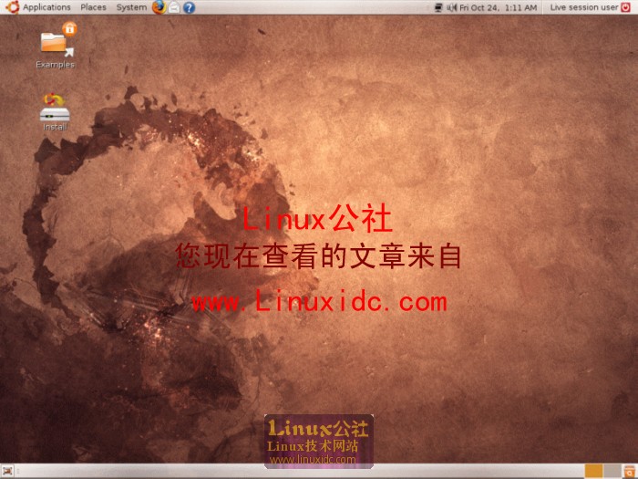 Ubuntu 8.10 Intrepid Ibex RC版桌面多图秀