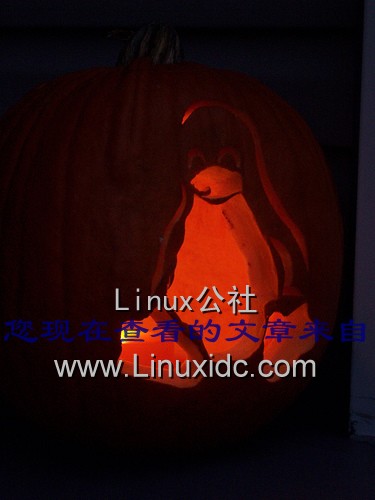 万圣节Linux小企鹅南瓜灯及制作步骤[多图]