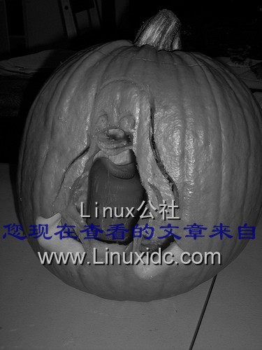 万圣节Linux小企鹅南瓜灯及制作步骤[多图]