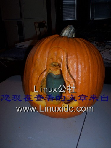 万圣节Linux小企鹅南瓜灯及制作步骤[多图]