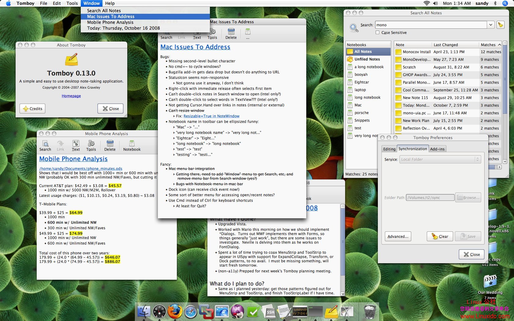 Banshee和Tomboy登陆Mac OS X平台[图文]