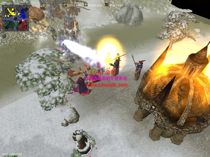 Ubuntu Linux中玩类魔兽争霸大型游戏[多图]