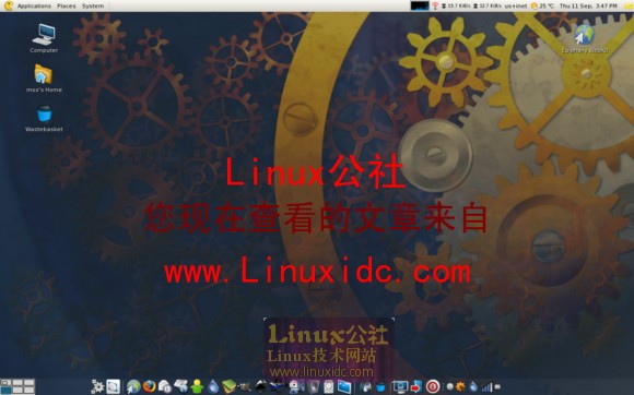 Fedora 10 最新待选主题赏析 Gears[多图]