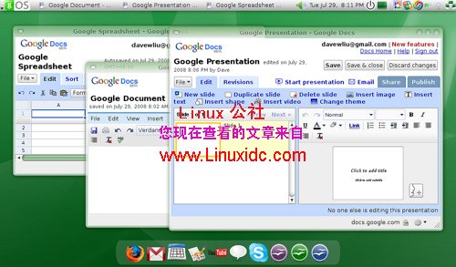 基于Ubuntu的gOS 3.0释出 引入Google Gadgets[多图]