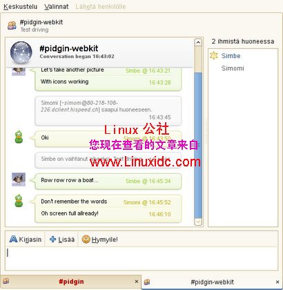 [图文]Pidgin-WebKit预览