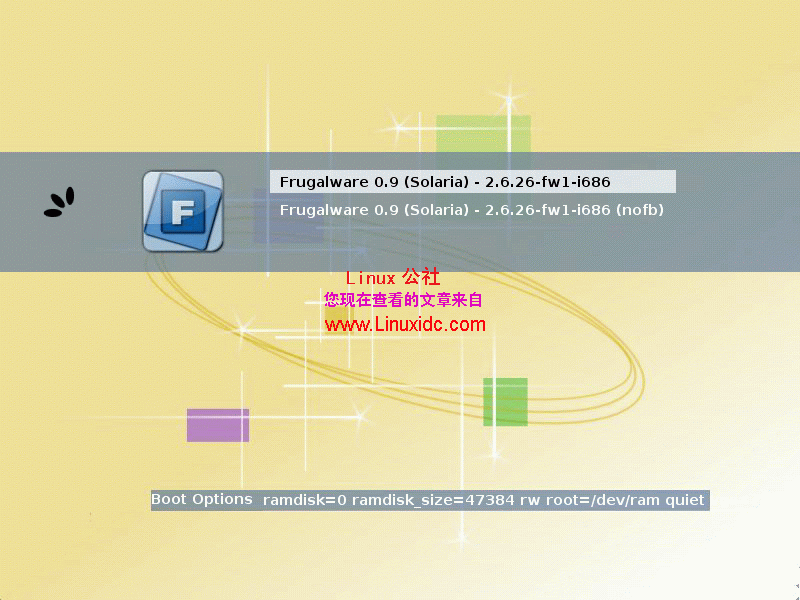 Frugalware Linux 0.9(Solaria) 正式发布及图赏