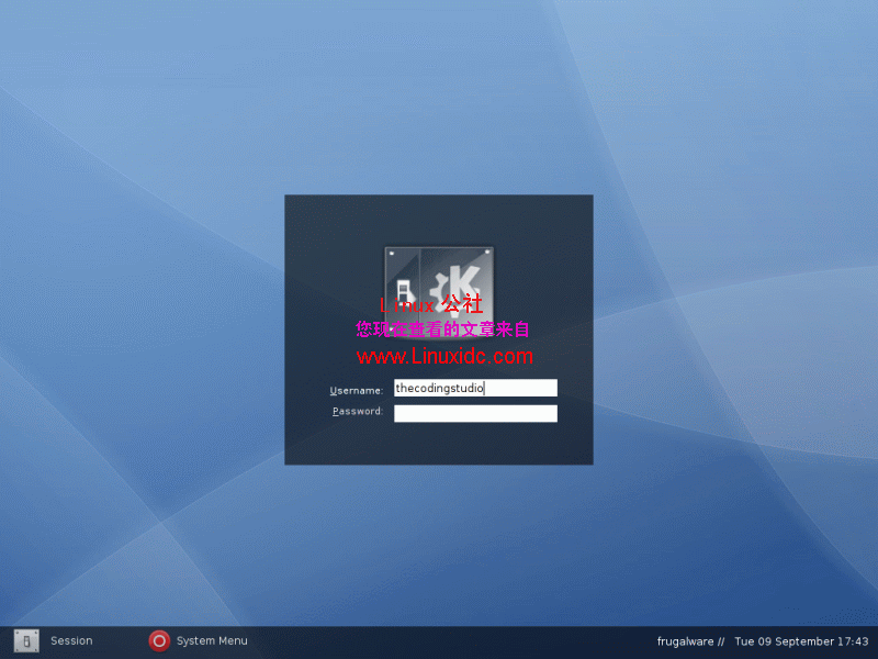 Frugalware Linux 0.9(Solaria) 正式发布及图赏