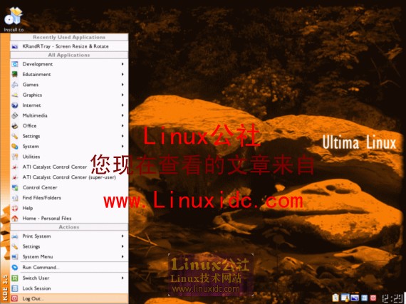 Linux发行版Ultima Linux 8.4 Beta 2发布及多图赏