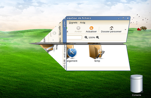 Linux下5个华而不实的Compiz Fusion桌面特效[多图]