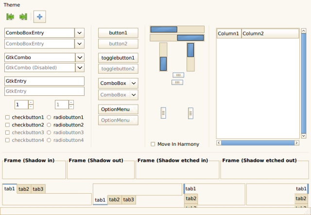 [图文]支持CSS的GTK+主题引擎的首个0.1版本已经发布